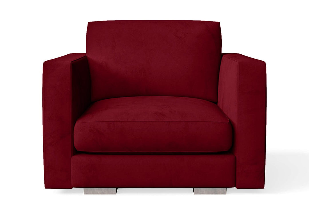 LIVELUSSO Armchair Messina Armchair Red Velvet