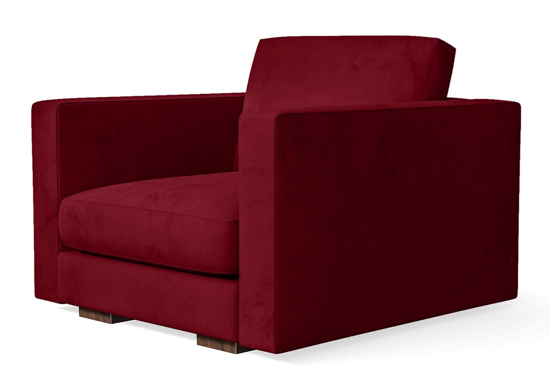 LIVELUSSO Armchair Messina Armchair Red Velvet