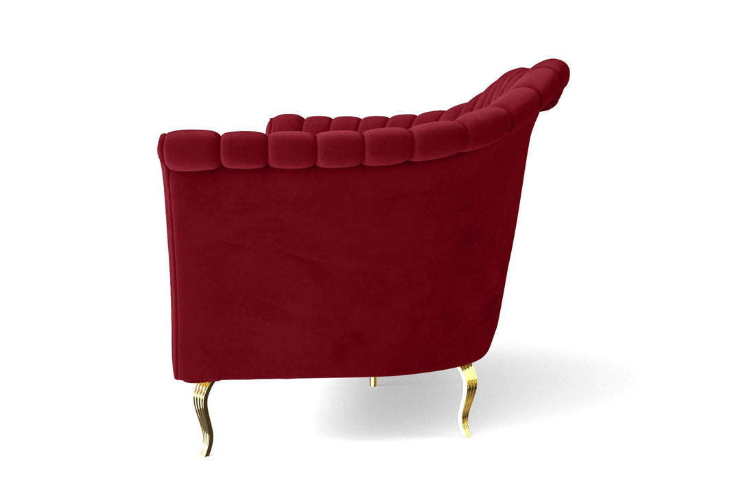 LIVELUSSO Armchair Milan Armchair Red Velvet