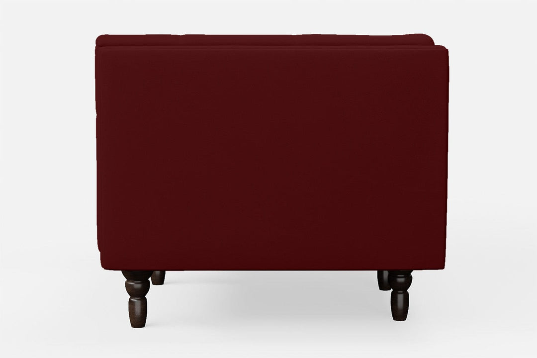 LIVELUSSO Armchair Nahant Armchair Red Leather