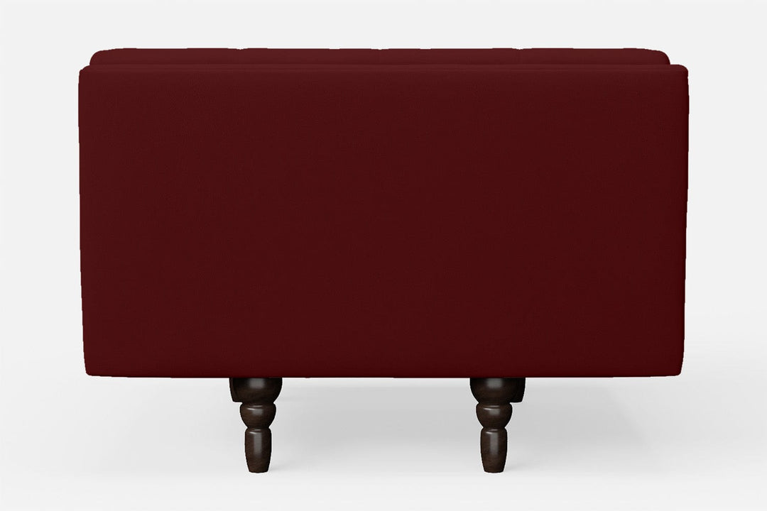 LIVELUSSO Armchair Nahant Armchair Red Leather