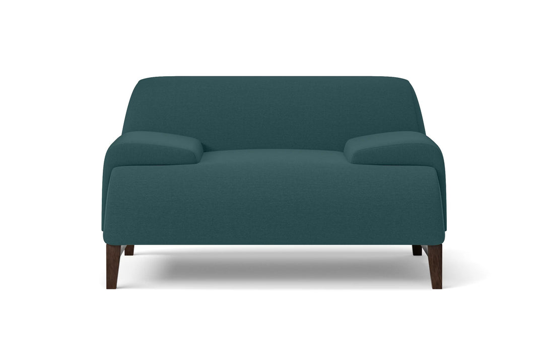 LIVELUSSO Armchair Pavia Armchair Teal Linen Fabric