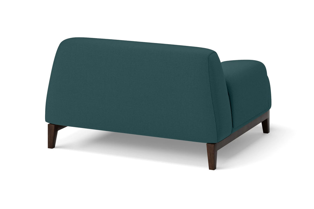 LIVELUSSO Armchair Pavia Armchair Teal Linen Fabric