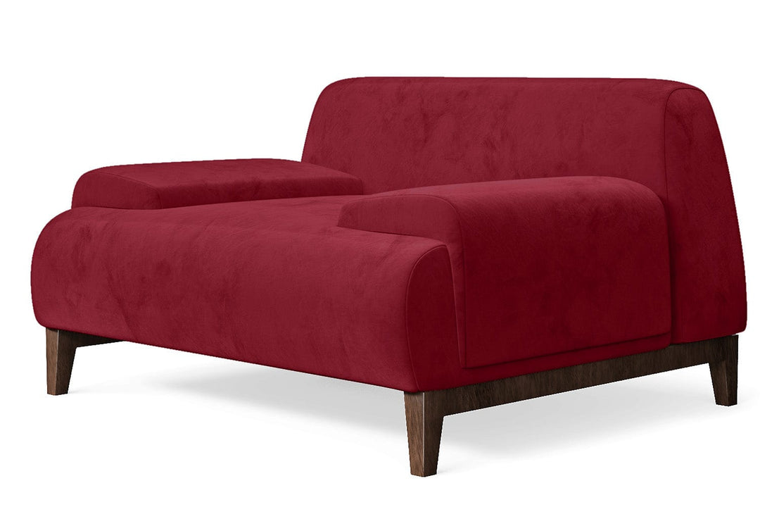 LIVELUSSO Armchair Pavia Armchair Red Velvet