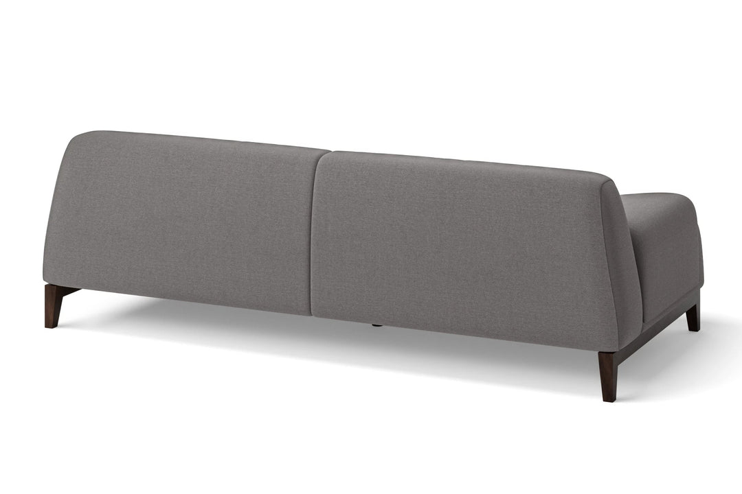 LIVELUSSO Sofa Pavia 3 Seater Sofa Grey Linen Fabric