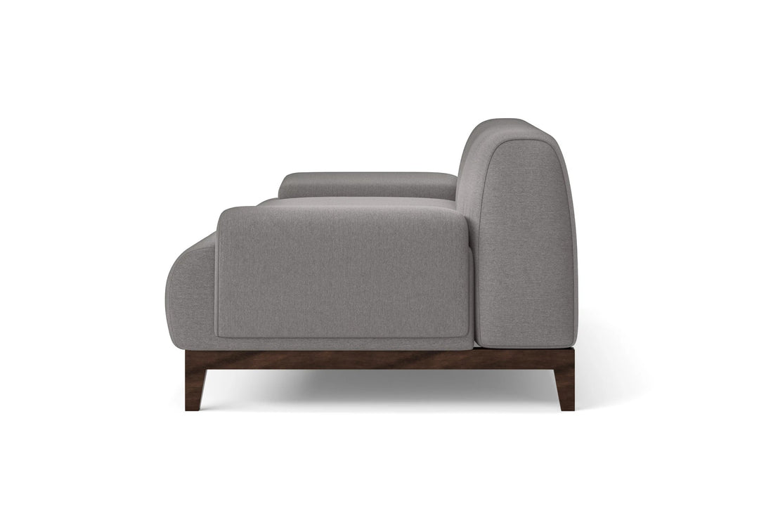 LIVELUSSO Sofa Pavia 3 Seater Sofa Grey Linen Fabric