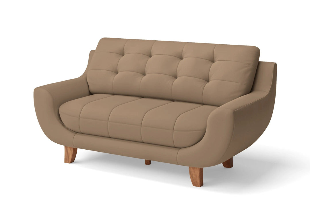 LIVELUSSO Sofa Perugia 3 Seater Sofa Stone Leather