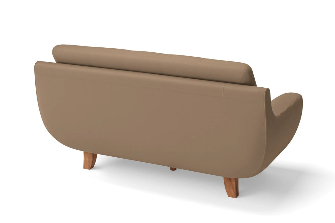 LIVELUSSO Sofa Perugia 3 Seater Sofa Stone Leather