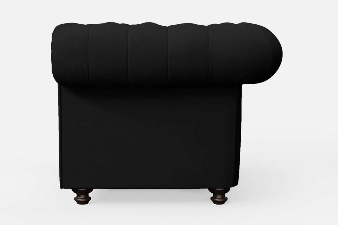 LIVELUSSO Armchair Pesaro Armchair Black Leather