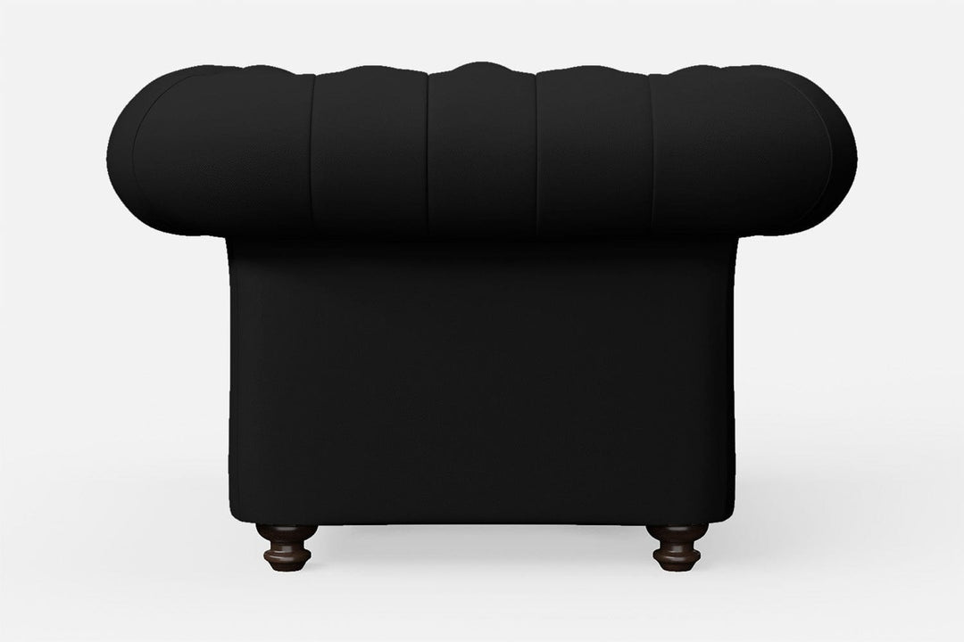 LIVELUSSO Armchair Pesaro Armchair Black Leather