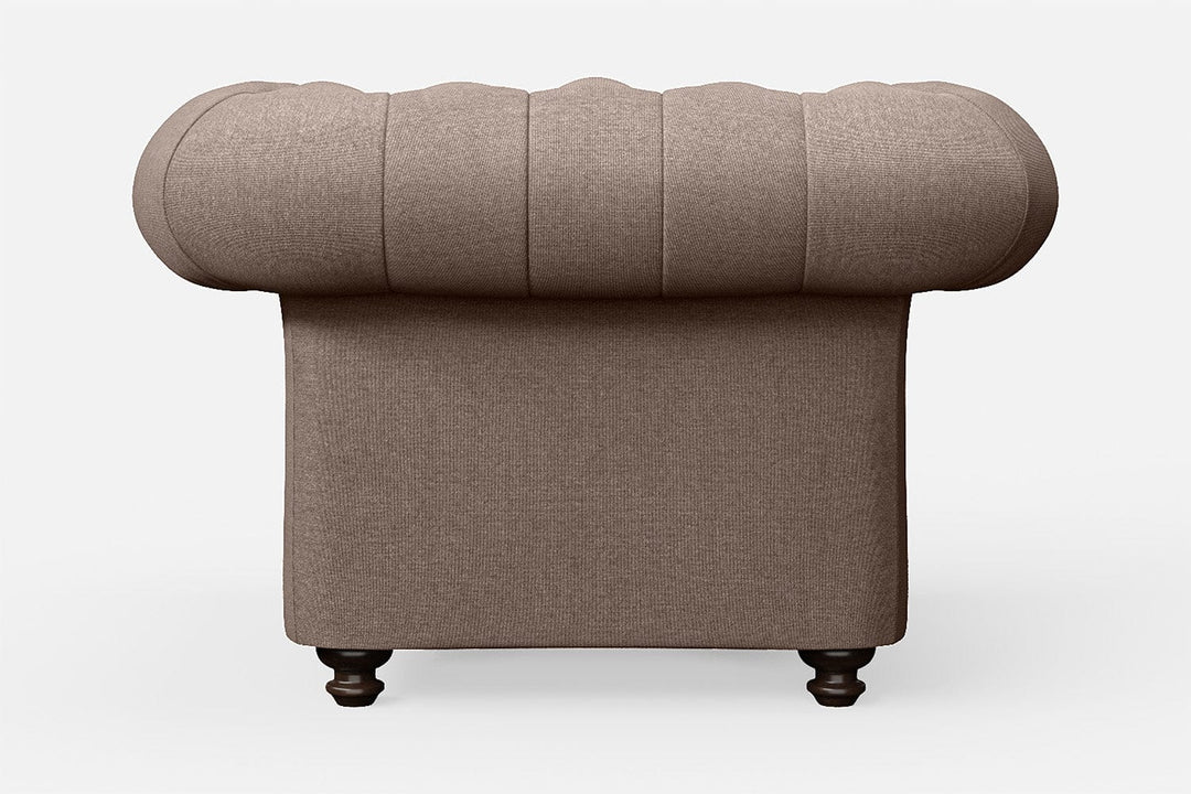 LIVELUSSO Armchair Pesaro Armchair Caramel Linen Fabric