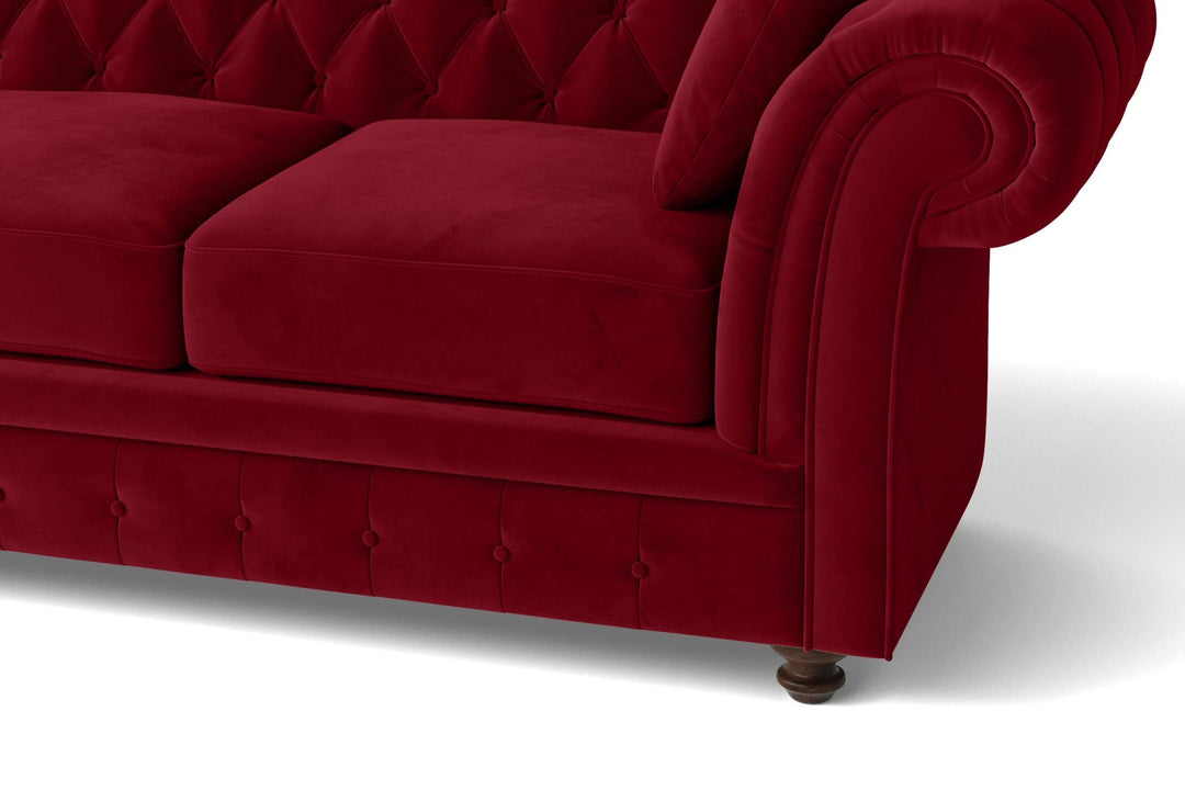 LIVELUSSO Armchair Pesaro Armchair Red Velvet