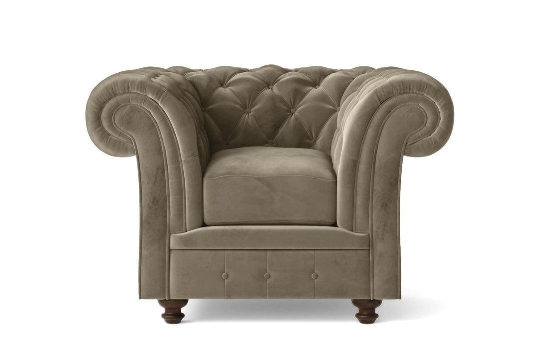 LIVELUSSO Armchair Pesaro Armchair Sand Velvet