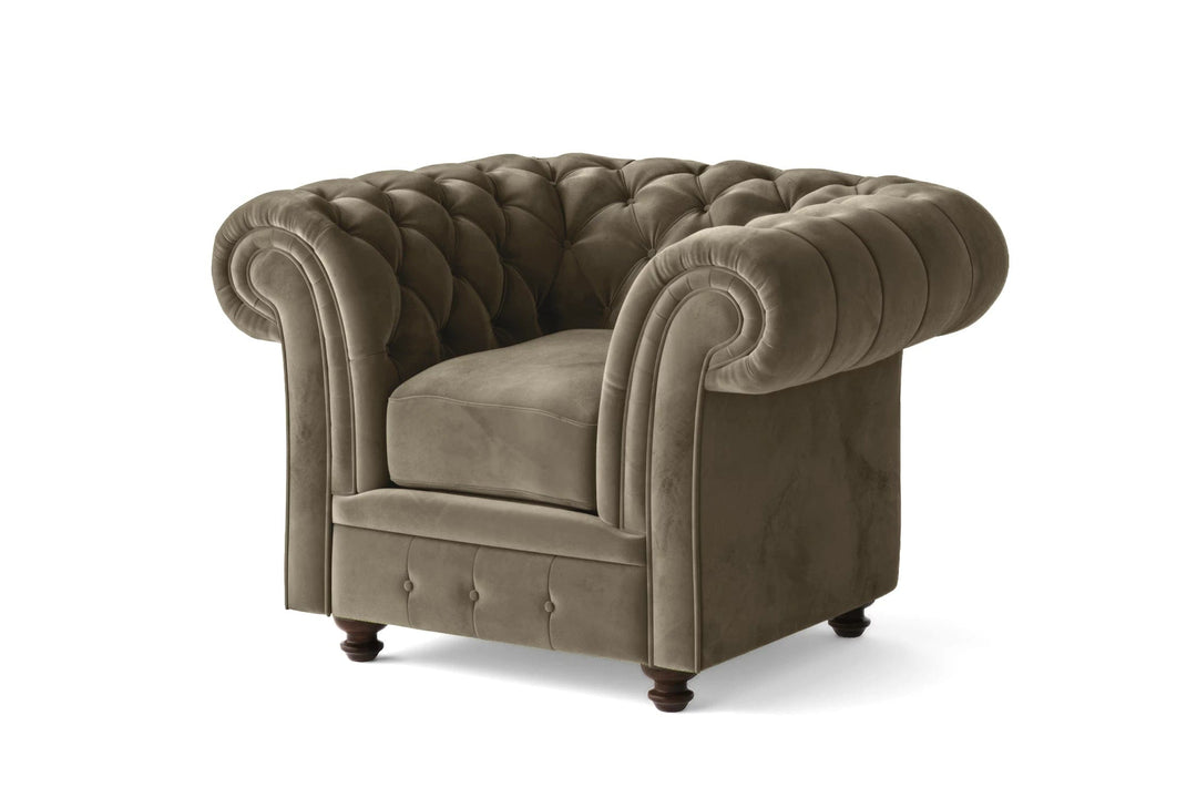 LIVELUSSO Armchair Pesaro Armchair Sand Velvet