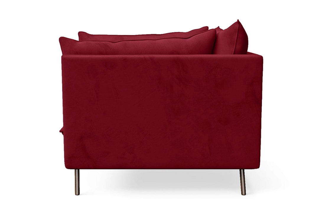 LIVELUSSO Armchair Pistoia Armchair Red Velvet