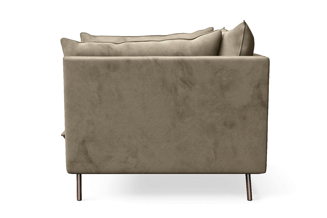 LIVELUSSO Armchair Pistoia Armchair Sand Velvet