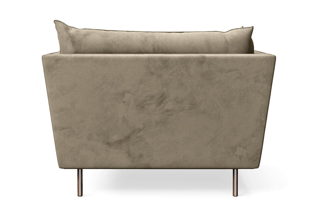 LIVELUSSO Armchair Pistoia Armchair Sand Velvet