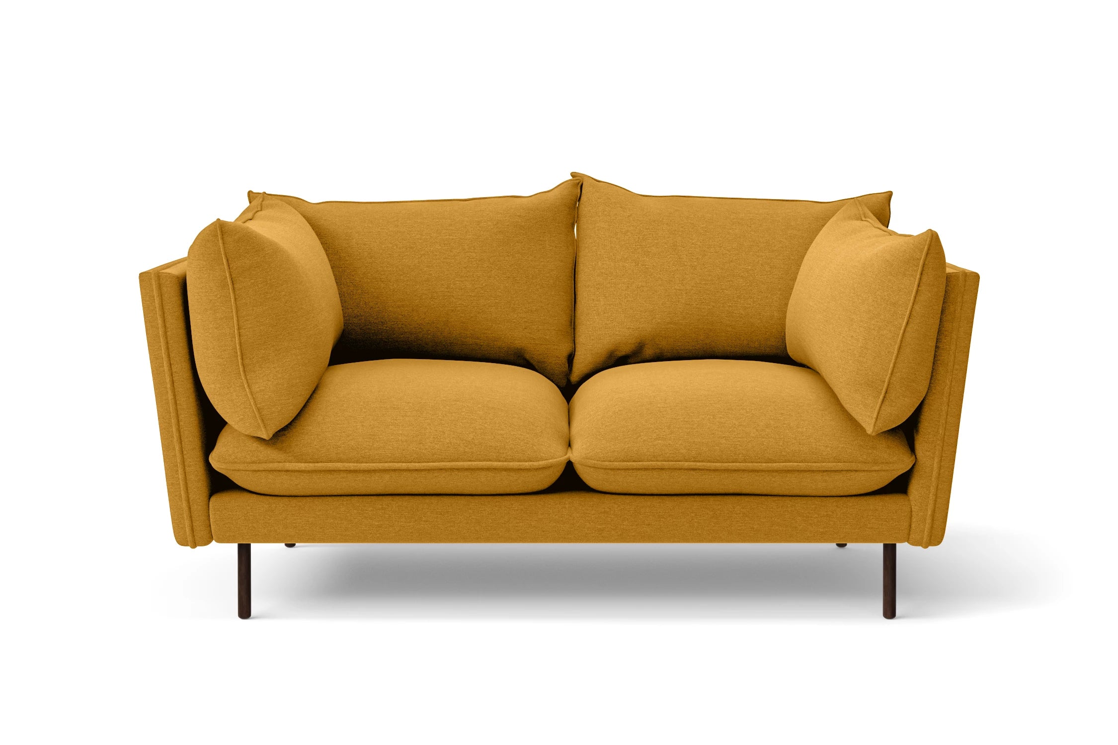 Pistoia 2 Seater Sofa Yellow Linen Fabric – LIVELUSSO