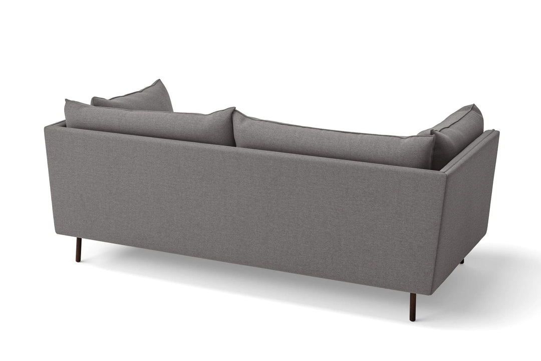 LIVELUSSO Sofa Pistoia 3 Seater Sofa Grey Linen Fabric