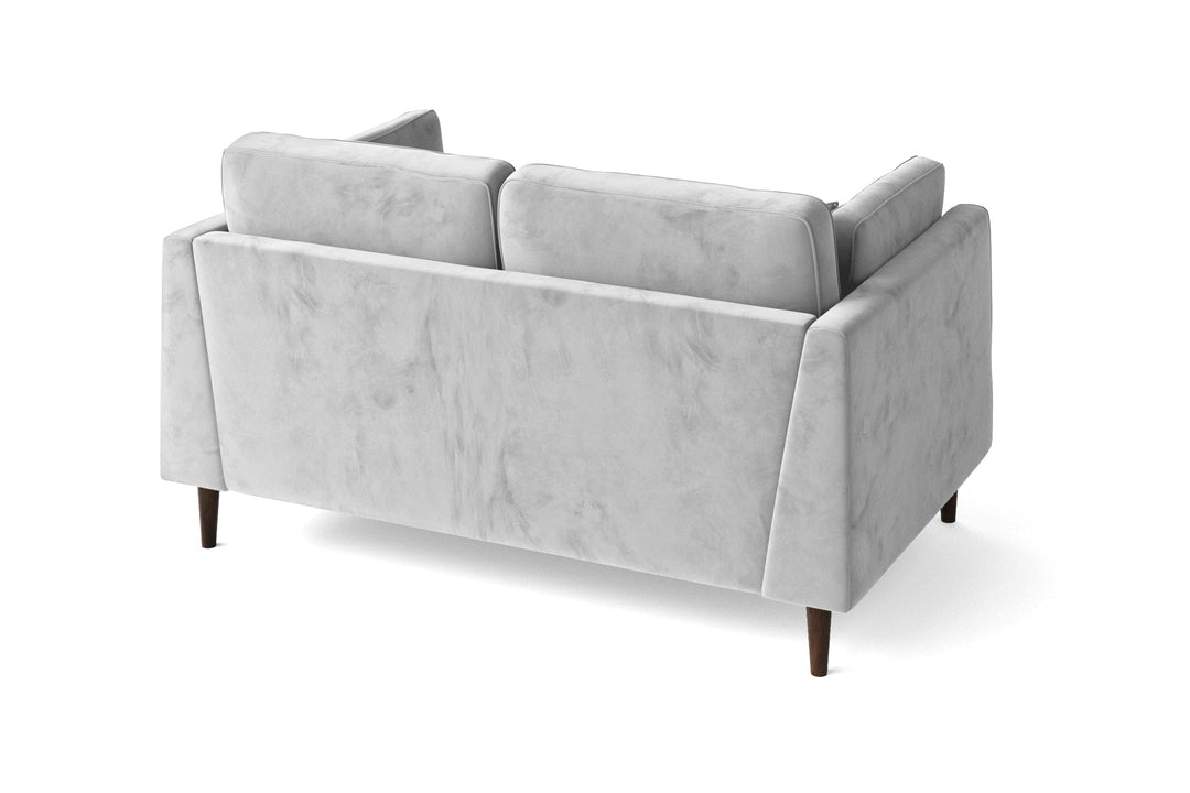 LIVELUSSO Sofa Ragusa 2 Seater Sofa White Velvet