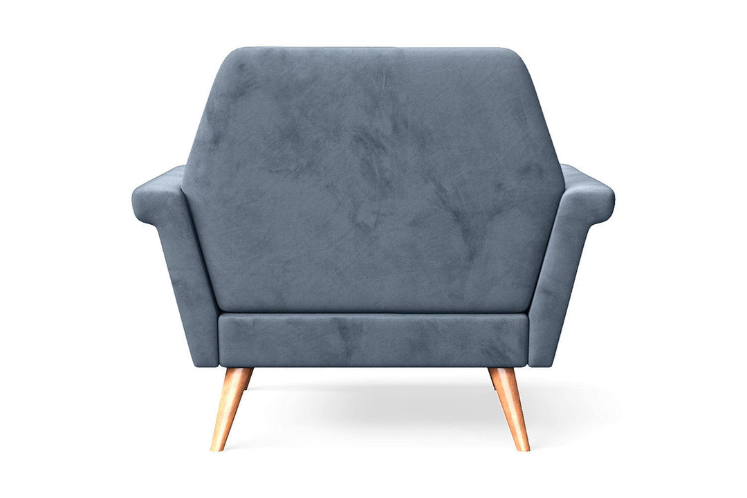 LIVELUSSO Armchair Ravenna Armchair Baby Blue Velvet