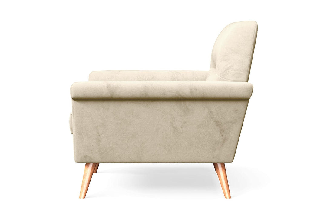 LIVELUSSO Armchair Ravenna Armchair Cream Velvet