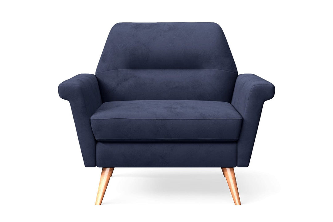 LIVELUSSO Armchair Ravenna Armchair Dark Blue Velvet