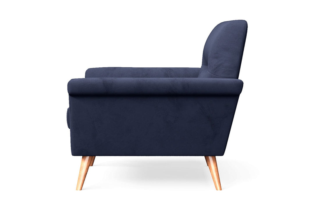 LIVELUSSO Armchair Ravenna Armchair Dark Blue Velvet