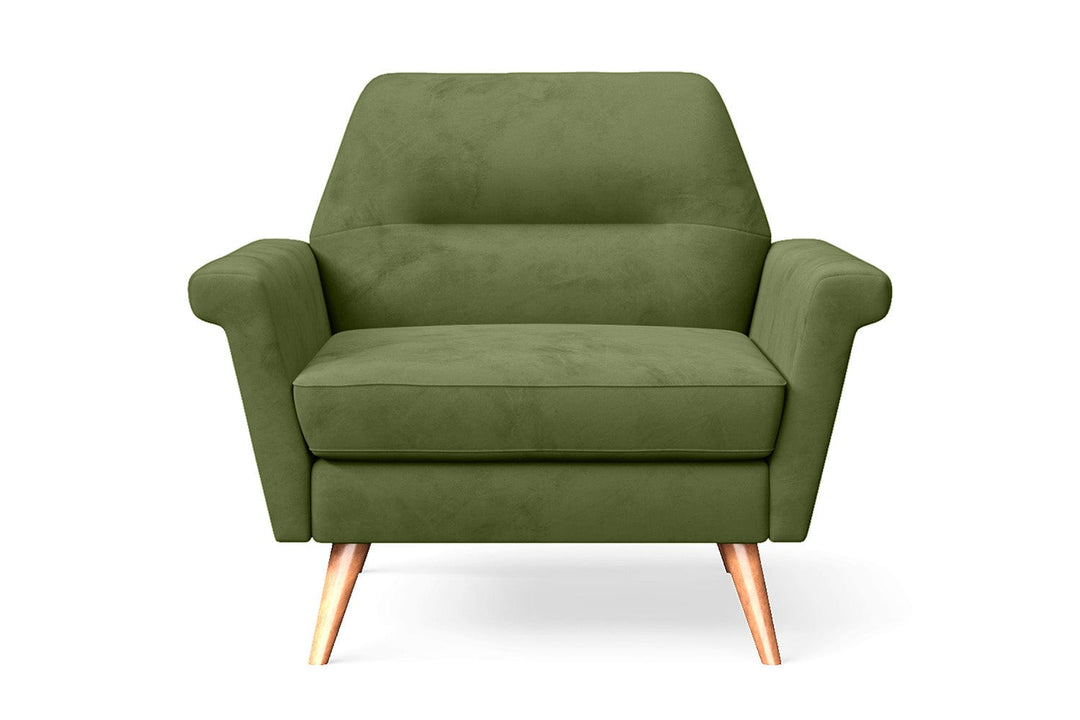 LIVELUSSO Armchair Ravenna Armchair Lime Velvet