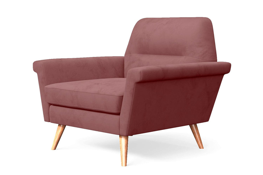 LIVELUSSO Armchair Ravenna Armchair Pink Velvet