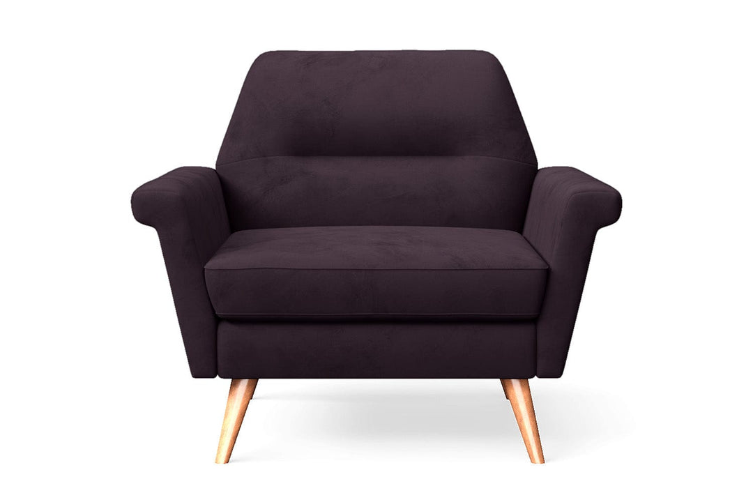 LIVELUSSO Armchair Ravenna Armchair Purple Velvet