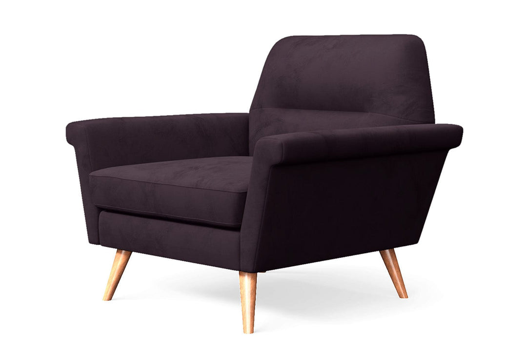 LIVELUSSO Armchair Ravenna Armchair Purple Velvet