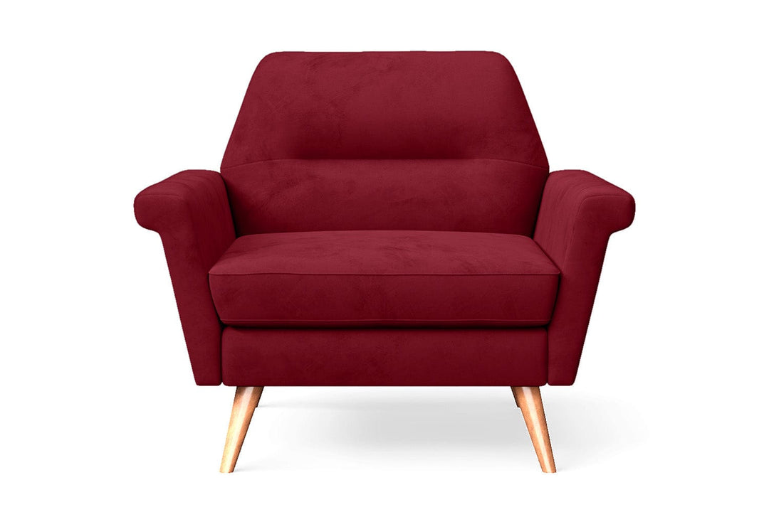 LIVELUSSO Armchair Ravenna Armchair Red Velvet