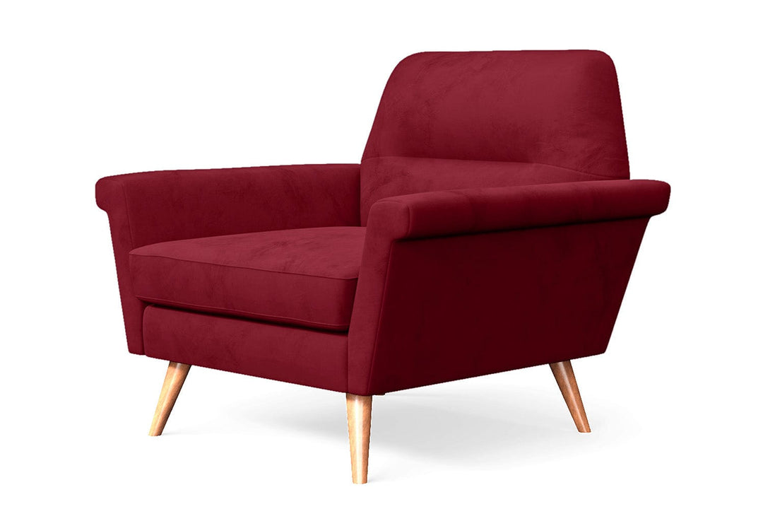 LIVELUSSO Armchair Ravenna Armchair Red Velvet