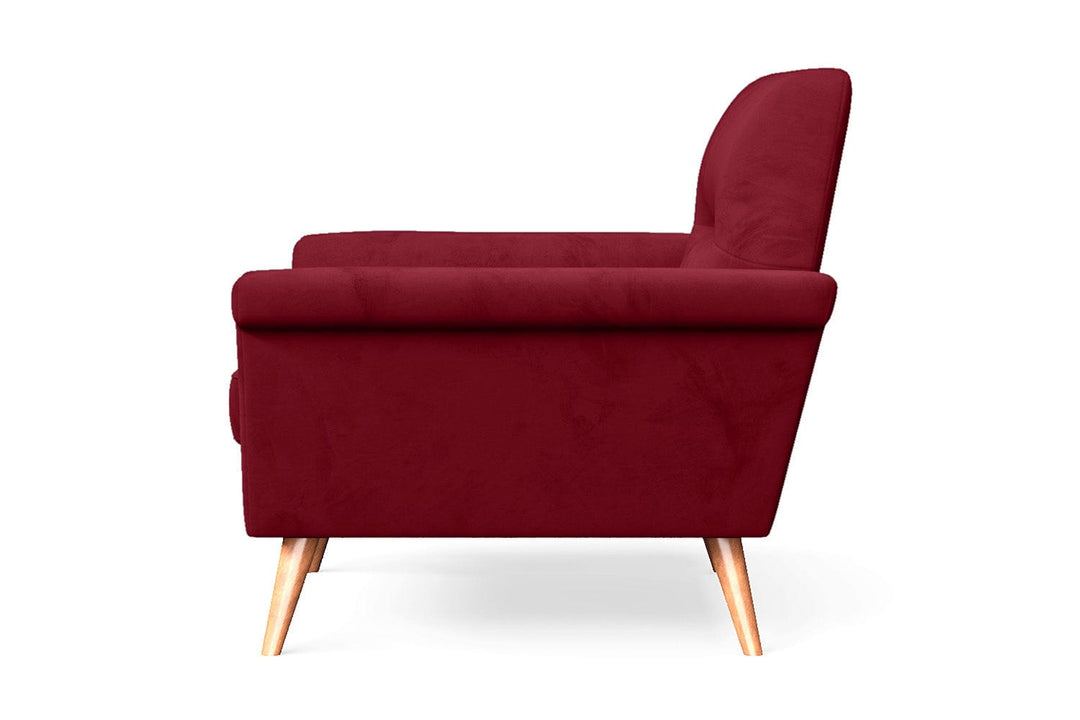 LIVELUSSO Armchair Ravenna Armchair Red Velvet