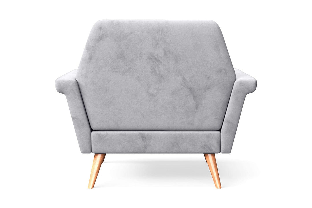 LIVELUSSO Armchair Ravenna Armchair Silver Velvet