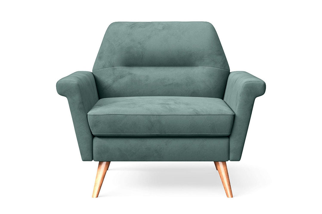 LIVELUSSO Armchair Ravenna Armchair Teal Velvet