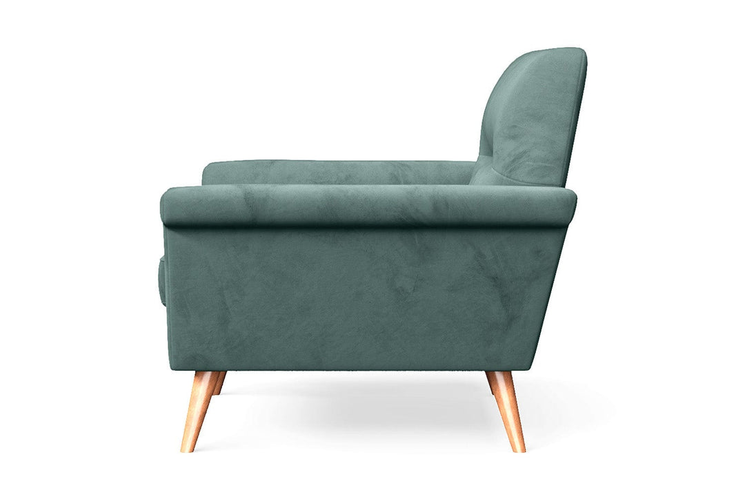 LIVELUSSO Armchair Ravenna Armchair Teal Velvet