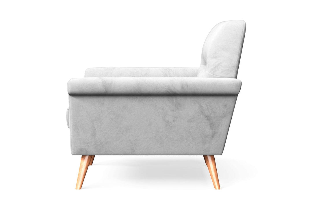 LIVELUSSO Armchair Ravenna Armchair White Velvet