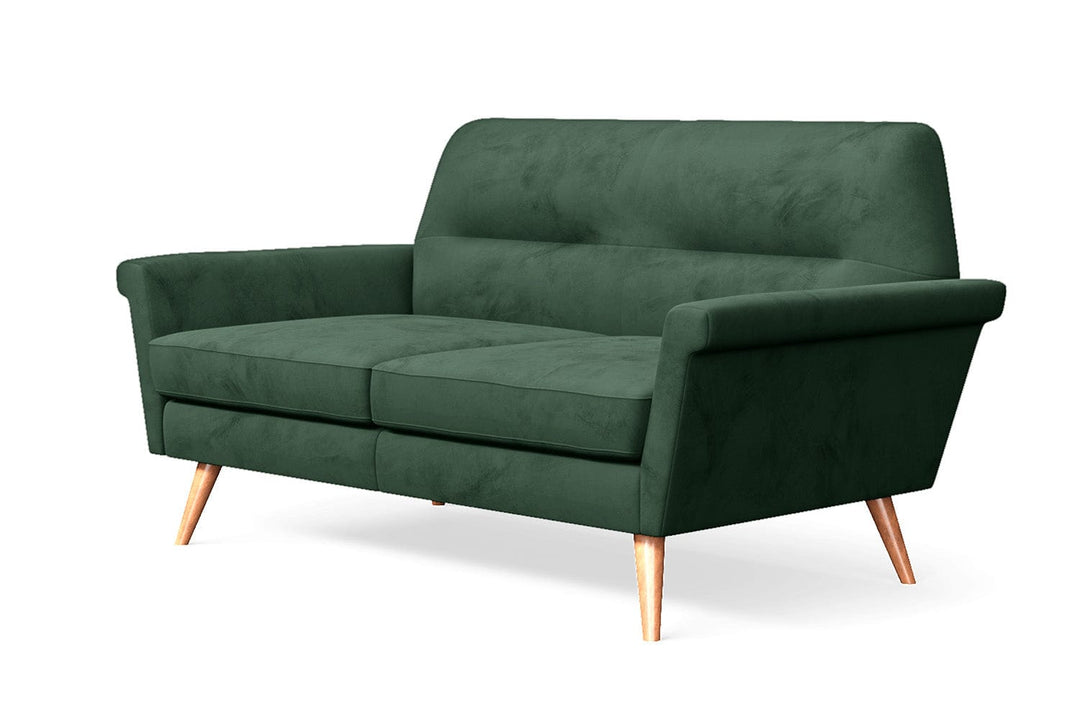 LIVELUSSO Sofa Ravenna 2 Seater Sofa Green Velvet