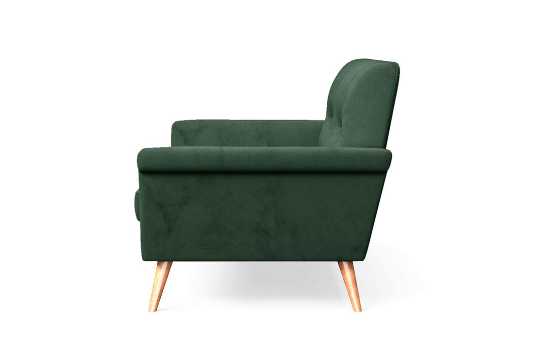 LIVELUSSO Sofa Ravenna 2 Seater Sofa Green Velvet