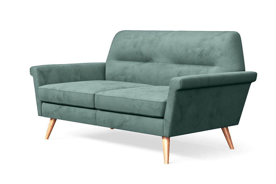 LIVELUSSO Sofa Ravenna 2 Seater Sofa Teal Velvet