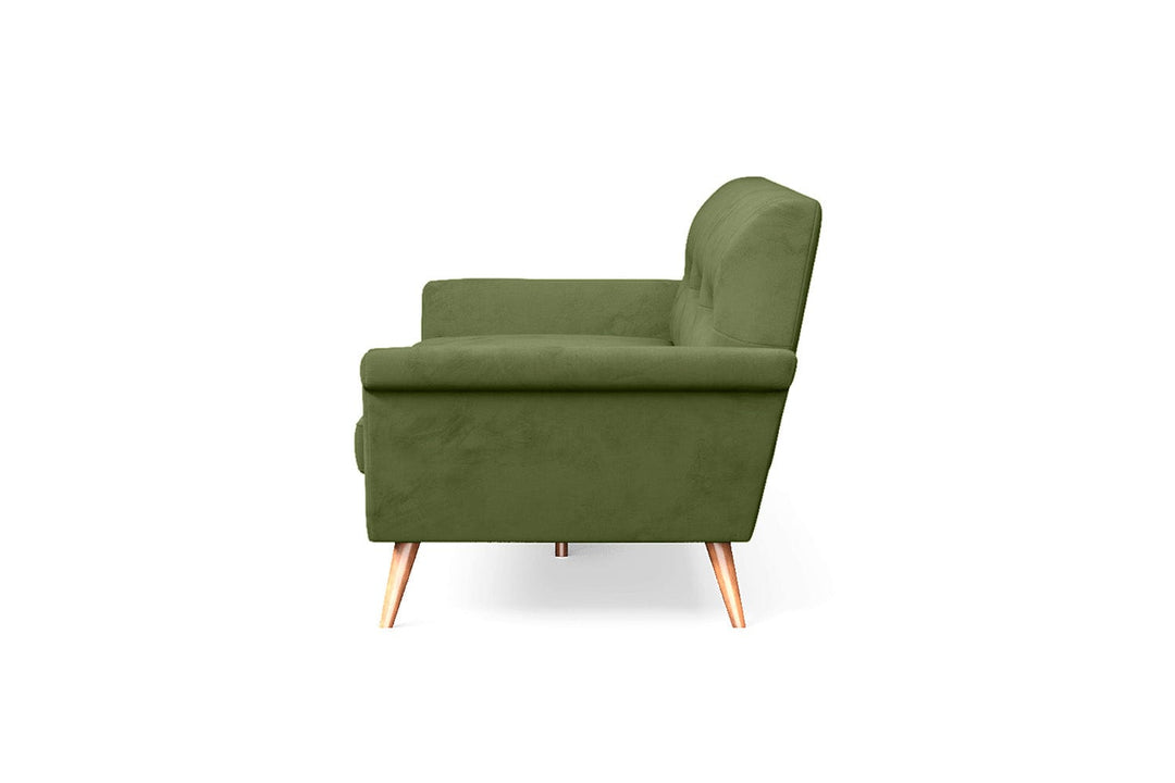 LIVELUSSO Sofa Ravenna 3 Seater Sofa Lime Velvet