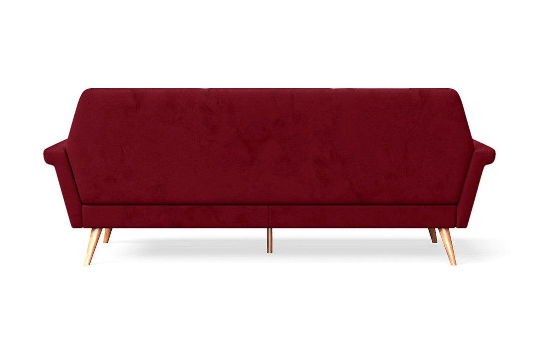 LIVELUSSO Sofa Ravenna 3 Seater Sofa Red Velvet