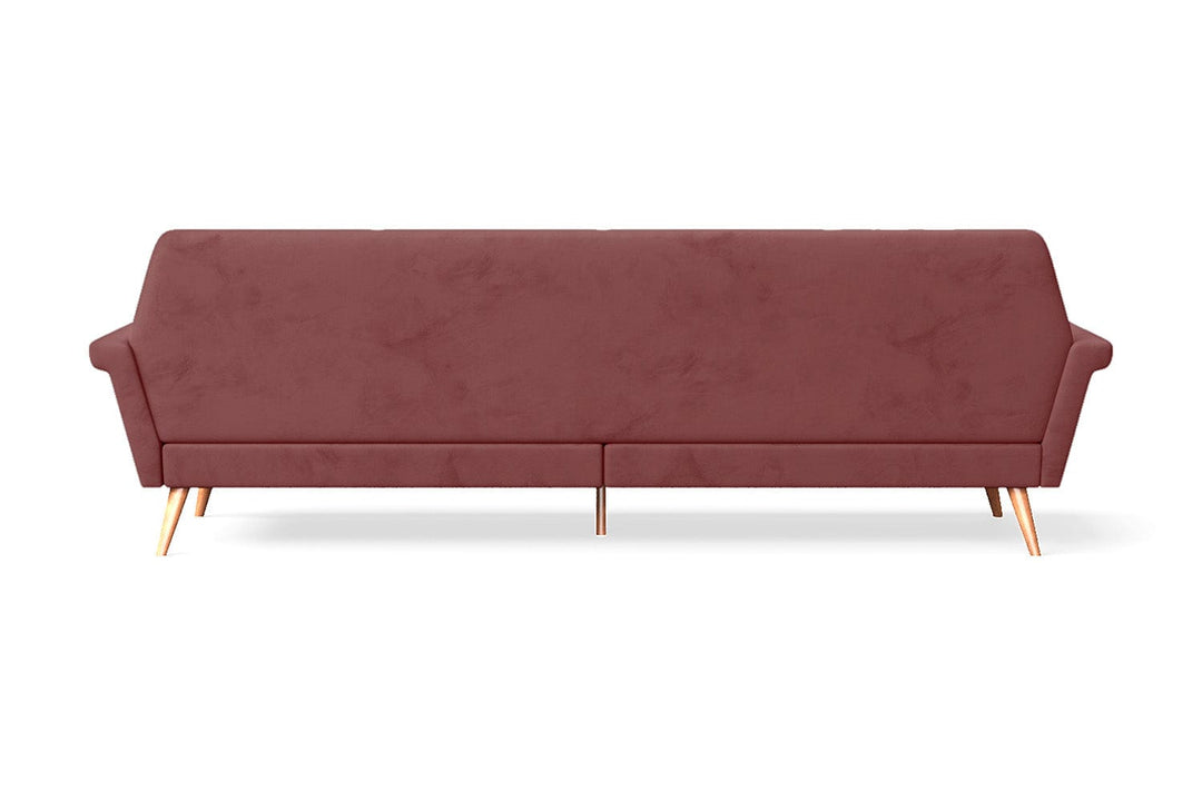 LIVELUSSO Sofa Ravenna 4 Seater Sofa Pink Velvet