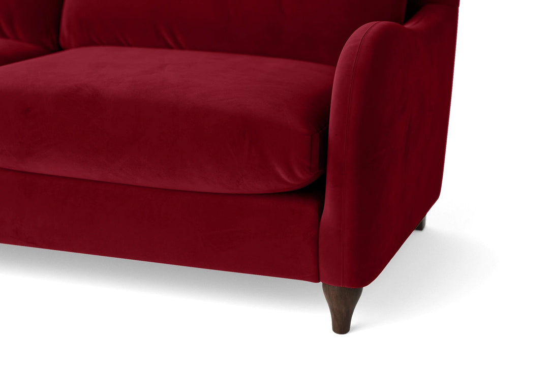 LIVELUSSO Armchair Sallisaw Armchair Red Velvet