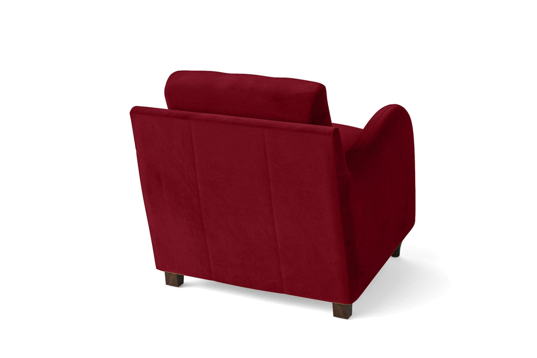 LIVELUSSO Armchair Sallisaw Armchair Red Velvet