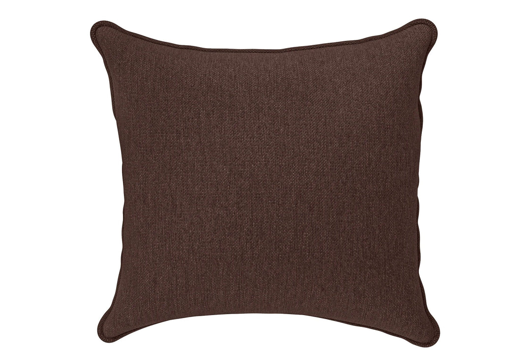 LIVELUSSO Cushions Scatter Cushions 60 x 60 cm Coffee Brown Linen Fabric