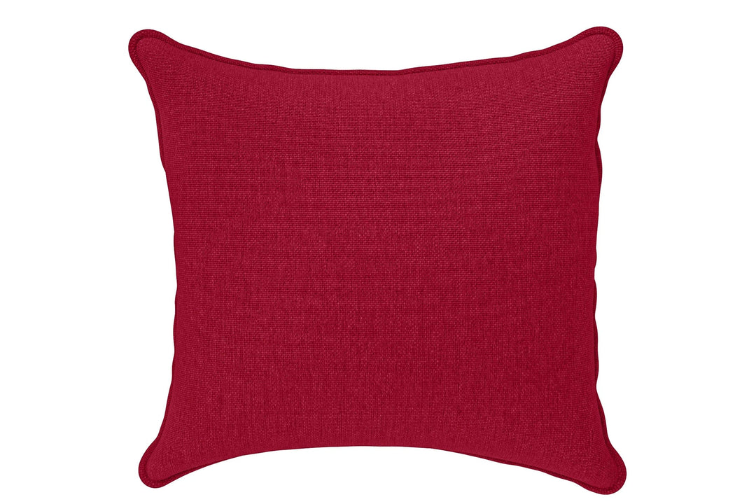 LIVELUSSO Cushions Scatter Cushions 60 x 60 cm Red Linen Fabric