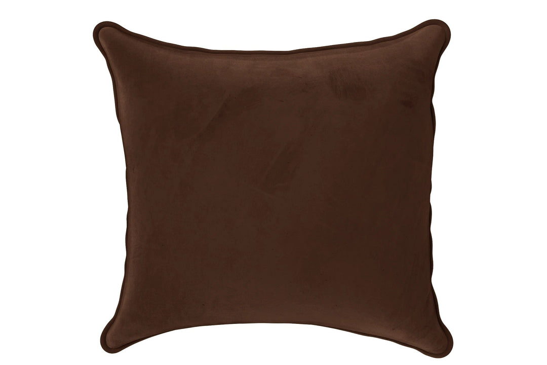 LIVELUSSO Cushions Scatter Cushions 60 x 60 cm Coffee Brown Velvet